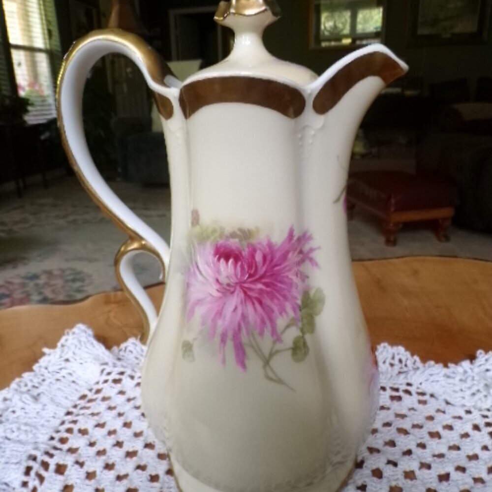 RARE 1920s-1930s Hohenzollern China Wittelsbach Coffee Pot